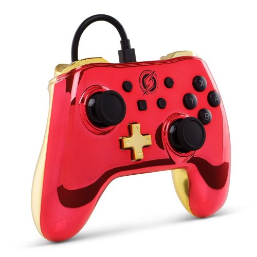 N.SWITCH Wired Controller Chrome Samus