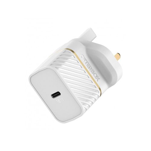 OtterBox UK Wall Charger 18W - 1X USB-C 18W USB-PD - White