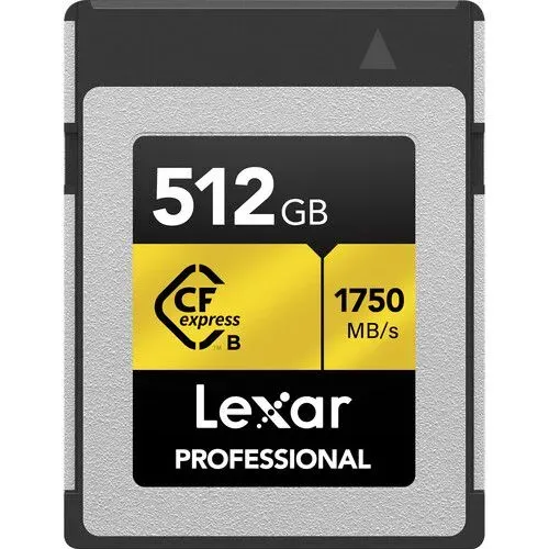 LEXAR PROFESSIONAL CFEXPRESS TYPE-B 512GB MEMORY CARD 1750MB/S - 1000MB/S