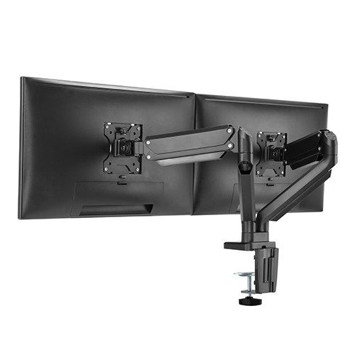 Twisted Minds Premium Counterbalance Dual Monitor Arm With 3.0 USB Port (LDT26-C024U) 17-32"