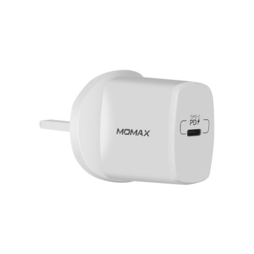 Momax ONE Plug USB Type-C PD Fast Charger (White)