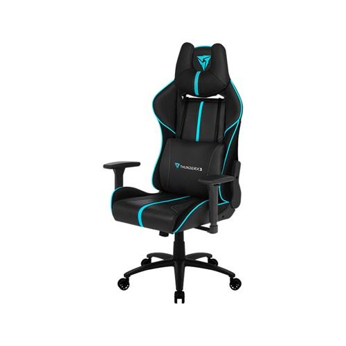 THUNDERX3 BC5 RACE-CUSHION-V1 GAMING CHAIR - BLACK/CYAN