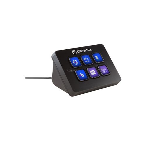 Elgato Stream Deck Mini keyboard USB Black, Keypad (black, Mini, Wired, USB, Black)