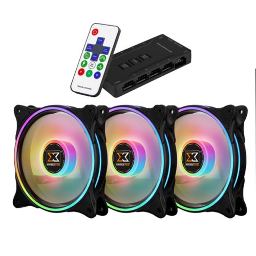 xigmatek Galaxy II Pro 3 Fan Pack (3x AT120 ARGB Fans)