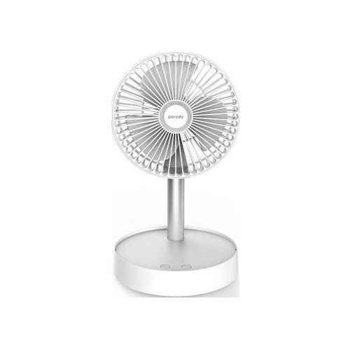 Porodo Lifestyle Portable Folding Fan 7200mAh with Remote - White