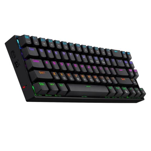 Redragon DEIMOS K599 KRS RGB Wireless Wired Mechanical Gaming Keyboard Black - Dust-proof Red