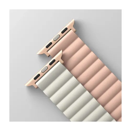 Uniq Revix Reversible Magnetic For Apple Watch Strap 38/40/41mm Blush (Pink/beige)