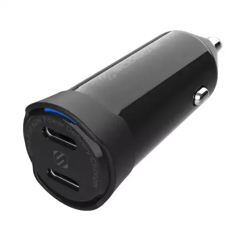 Scosche Powervolt Pd60 Dual-port Usb-c Car Charger