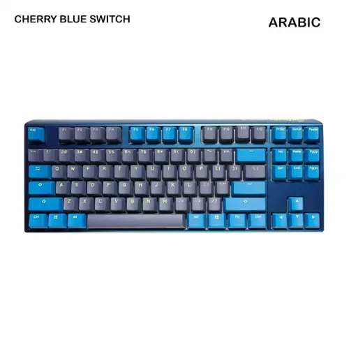 Ducky One 3 Daybreak Tkl Hot-swap Rgb 80% Mechanical Keyboard Cherry Blue Switch - English/arabic