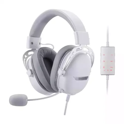 Redragon H376 Aurora Wired Gaming Headset - White