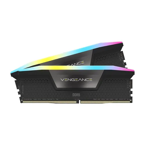 Corsair Vengeance Rgb Ddr5 Ram 32gb (2x16gb) 6400mhz Cl32 Intel Xmp Icue Compatible Computer Memory - Black