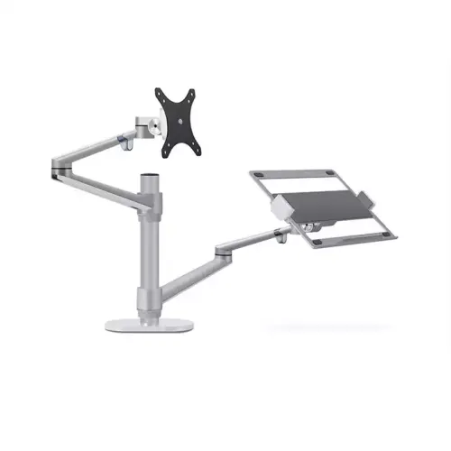 Gamvity Height Adjustable Universal Tablet and Laptop Mount Monitor Stand Arm OL-3T - Silver