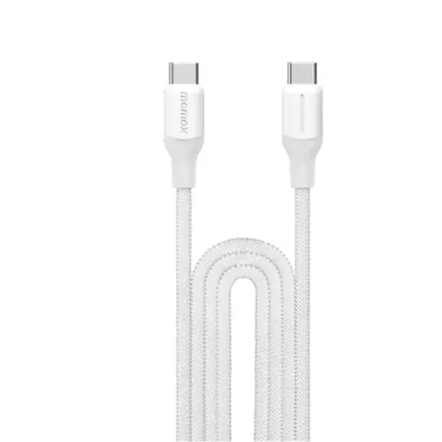 Momax 1-link Flow Cc 100w Usb-c Braided Cable (2m) - White