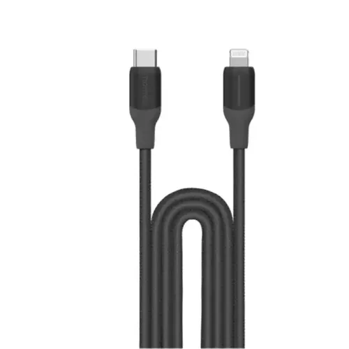 Momax 1-link Flow Cl+ Usb-c To Lightning Braided Cable (2m) - Black