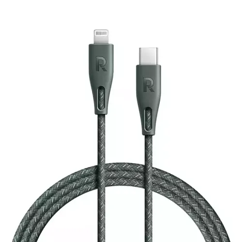 Ravpower Rp-cb1018, Type-c To Lightning Cable, 2m, Nylon – Green