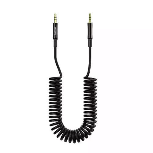 Porodo Aux 3.5 To 3.5 Coil Cable 1.2m - Black