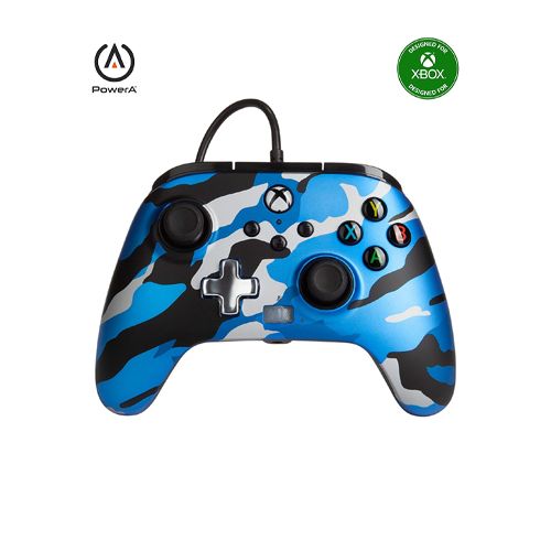 ENHANCED WIRED CONTROLLER METALLIC CAMO BLUE (Xbox One / Series X)