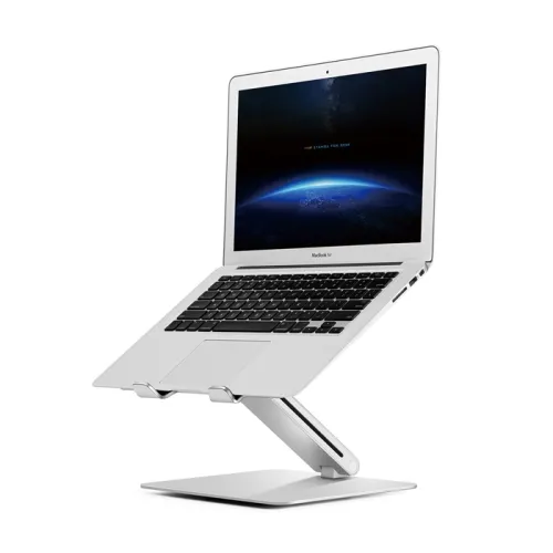 Foldable Aluminium Stand For 9.7 -15.6 Inch Laptop And Tablets - Silver