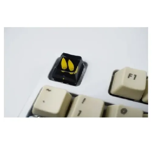 Vergo Customized Cherry MX Switch Profile Resin Pikachu Keycap For Mechanical Gaming Keyboard - Black