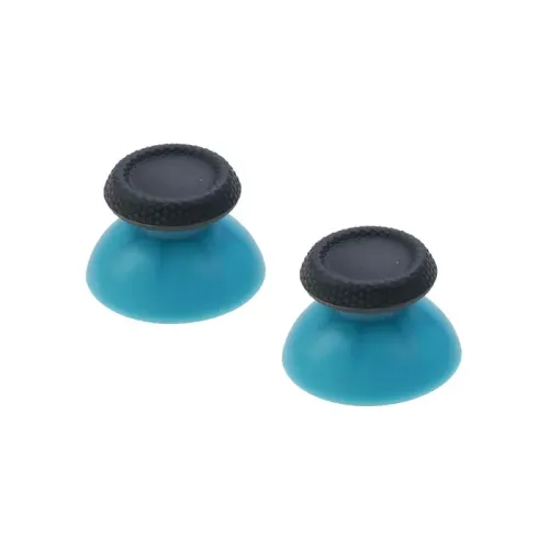 Ps5 Analog Cover 3d Thumb Sticks Cap For Sony Ps5(2pack) - Black/light Blue