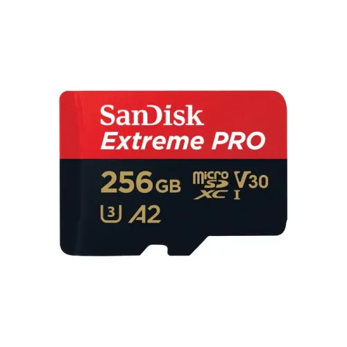 SanDisk 256GB Extreme PRO microSD UHS-I Card with Adapter Memory Card - SDSQXCD-256G-GN6MA