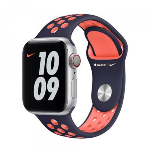 Apple Watch Nike Sport Band-Regular 40mm - Blue Black/Bright Mango