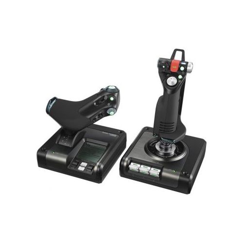 Logitech X52 Professional H.O.T.A.S. Part-Metal Throttle And Stick Simulation Controller