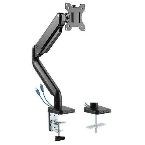 Twisted Minds Counterbalance Single Monitor Arm With 3.0 Usb Port (LDT26-C012U) 17-32"