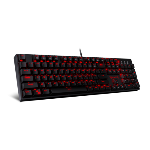 Redragon SURARA Mechanical Gaming Keyboard with 104 Keys - Quiet-Red Switches