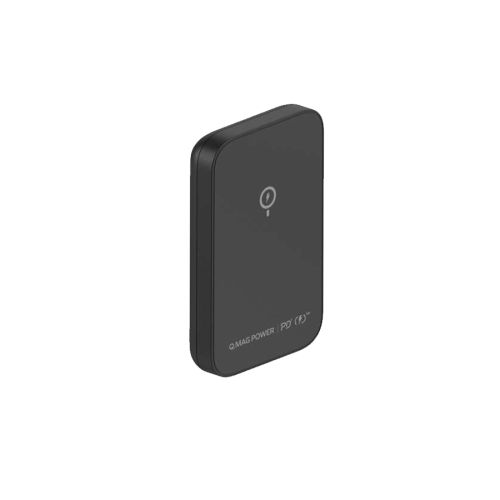 Momax Q.Mag Power Magnetic Wireless Battery Pack 5000mAh - Black