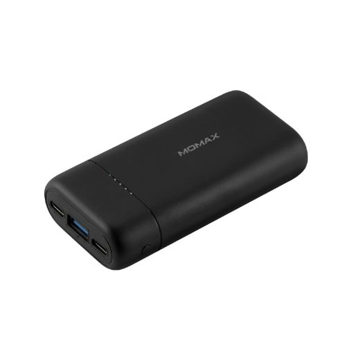 Momax iPower PD mini USB-C PD power bank 10,000mAh (IP73) - Black