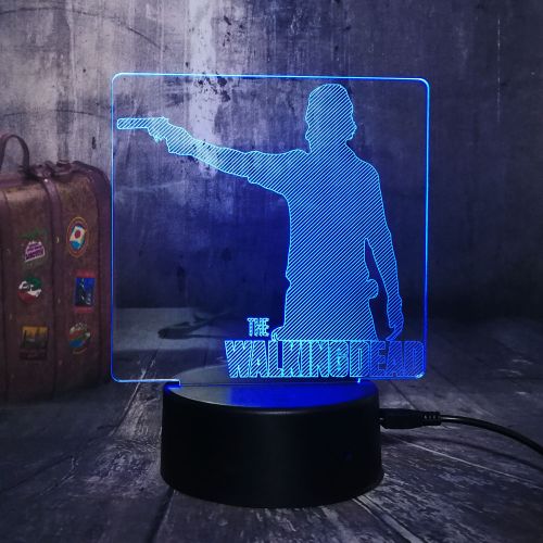 Creative 3D Visualization Lamp - The Walking Dead