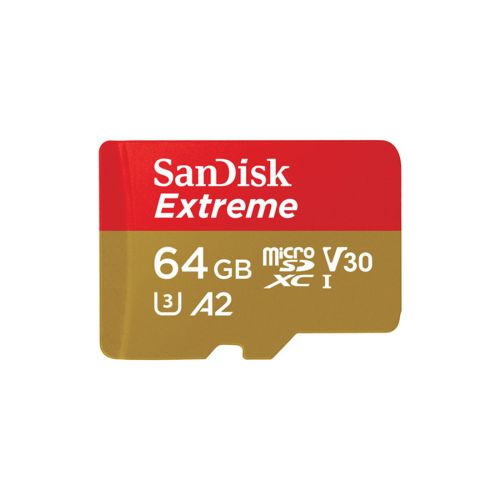 Sandisk Extreme MicroSDXC 64GB With Adapter 4K (160Mb/s Speed)