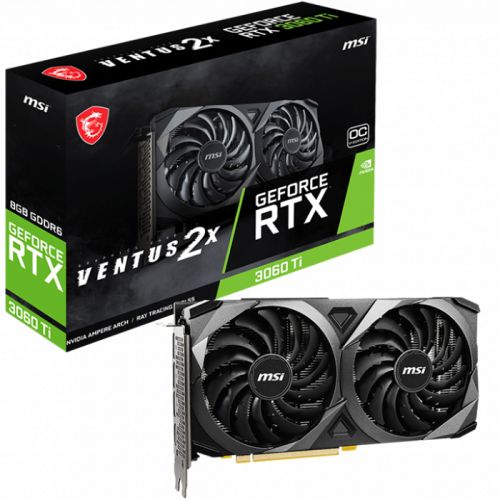 MSI GeForce RTX 3060 Ti VENTUS 2X 8GB OCV1 LHR Graphics Card