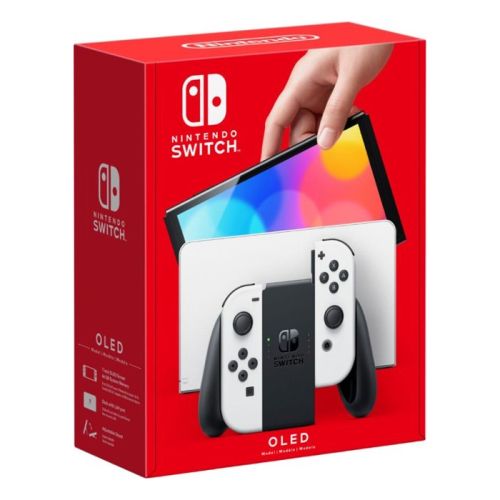 Nintendo Switch – OLED Model w/ White Joy-Con - White