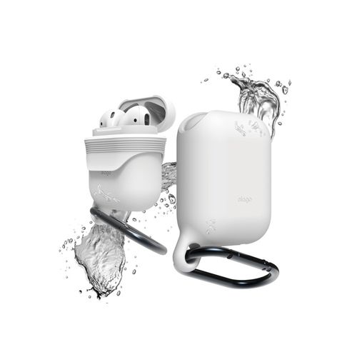 Airpods Waterproof Hang Case - White