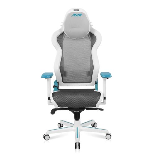 DXRacer Air Series Gaming Chair - White/Cyan