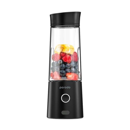 Porodo Lifestyle 6-Blade Portable Juicer 400mL 126W - Black