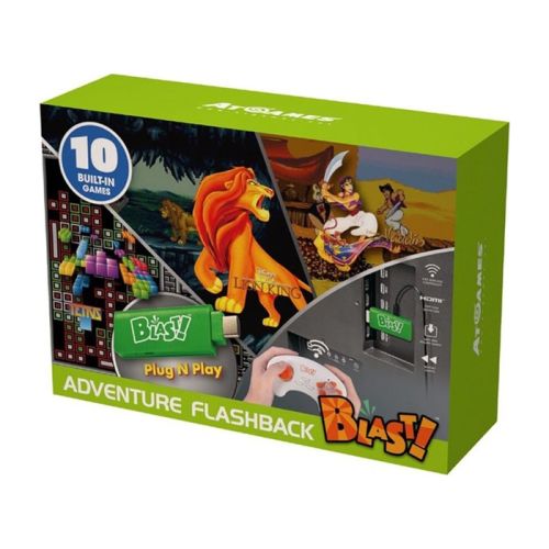 Retro Console Adventure Flashback Blast Built In 10 Games