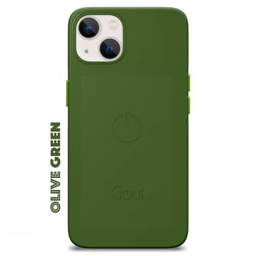 Goui Magnetic Cover For iPhone 13 - Olive Green