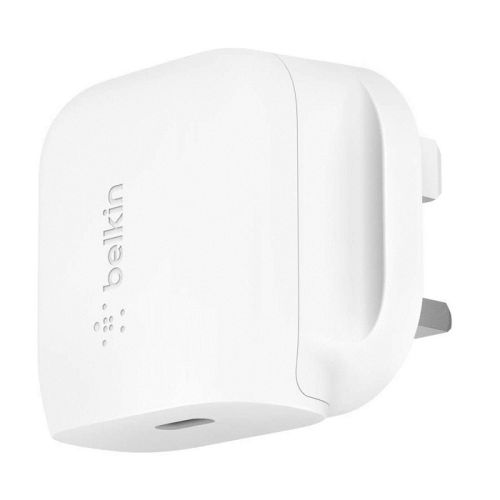 Belkin 20W USB-C Wall Charger Power Delivery (PD) - White