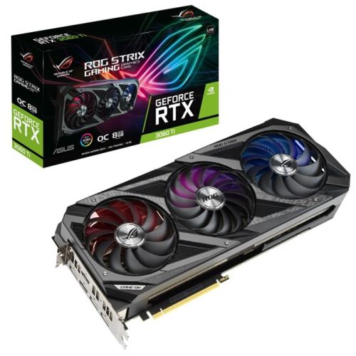 ASUS ROG Strix GeForce RTX 3060 Ti 8GB OC Gaming V2 LHR Graphics Card