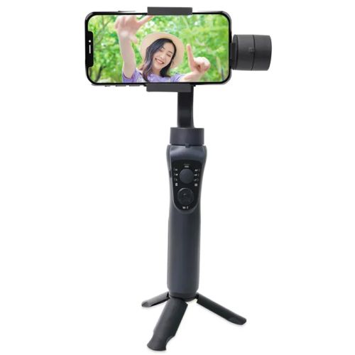 WIWU 3-Axis Handheld Smartphone Gimbal Stabilizer Phone Holder - Black