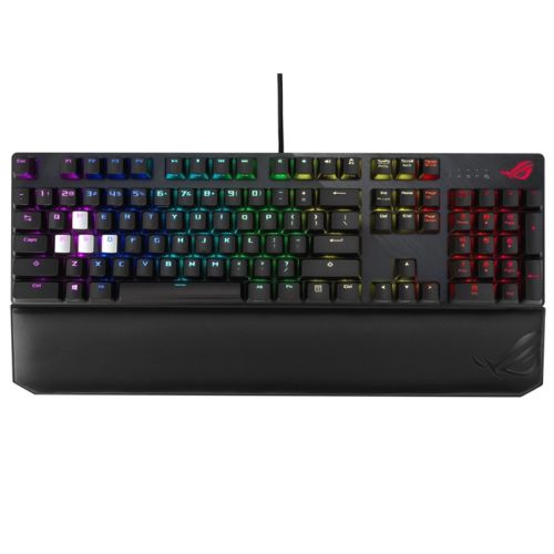 Asus ROG Strix Scope RGB Wired Mechanical Gaming Keyboard - Cherry MX Red - Arabic/English - Black