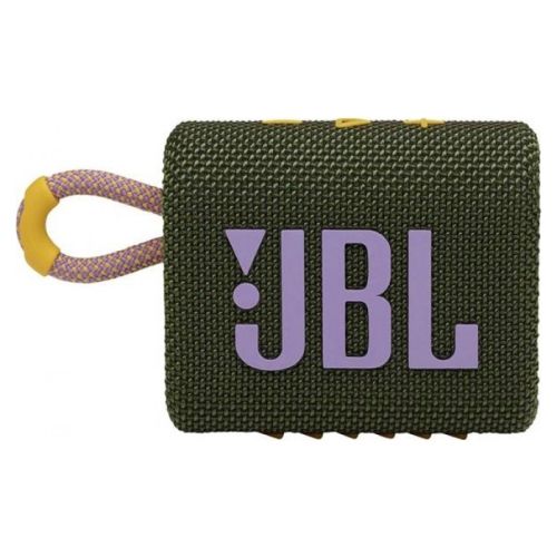 JBL Go 3 Portable Waterproof Speaker with Bluetooth v5.1 - Green