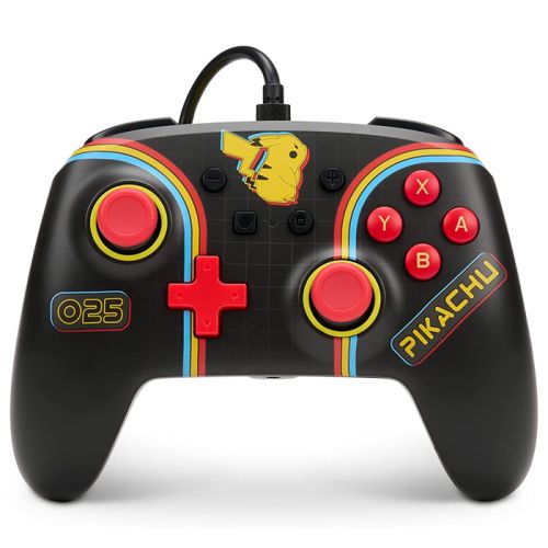 Nintendo Switch: PowerA Pokemon Enhanced Wired Controller - Pikachu Arcade