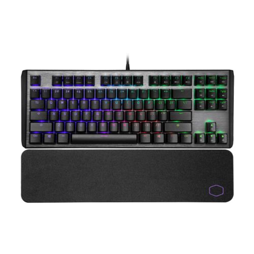 Cooler Master CK530 V2 Tenkeyless RGB Mechanical Gaming Keyboard and Wrist Rest - (AE Layout) - Red Switch