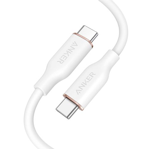 PowerLine III Flow USB-C to USB-C 100W - (0.9m/3ft)  - White