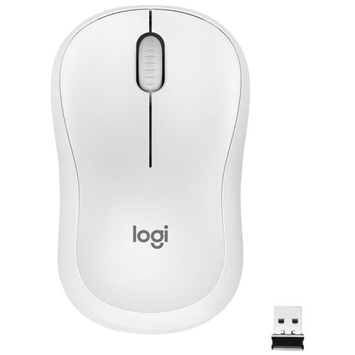 Logitech M220 Silent Wireless Mouse - White