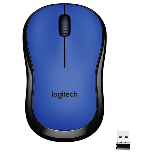 Logitech M220 Silent Wireless Mouse - Blue